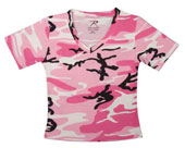 Women's Camouflage Pink Camo T-Shirt