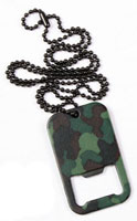 Camouflage Military Dog Tag Bottle Openers
