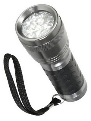 Led Flashlights 14 Led Flashlight Gun Metal