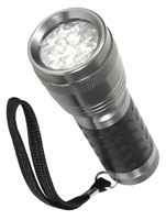 Led Flashlights 14 Led Flashlight Gun Metal