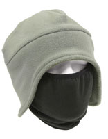 Cold Weather Fleece Cap W/Face Mask Foliage