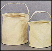 Large Camping Water Buckets - Canvas