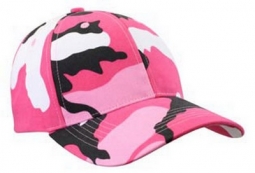Pink Camouflage Baseball Caps Low Profile