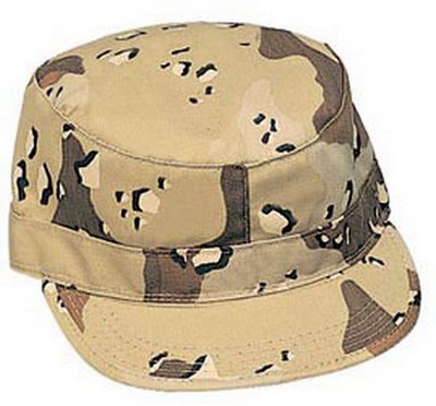 Camouflage Military Fatigue Caps - Desert Camo Cap