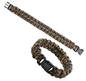 Camouflage Paracord Bracelet Green Camo