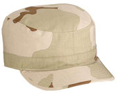 Camouflage Fatigue Caps Tri-Color Desert Camouflage Fatigue Cap