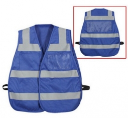High Visibility Safety Vests Blue Vest