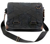Vintage Messenger Bag Outback Bag Black