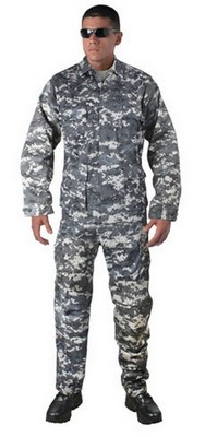 Camo BDU Shirts Subdued Urban Digital Camo 3XL