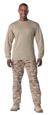 Military Desert Sand Long Sleeve Shirt Fire Retardant 3XL