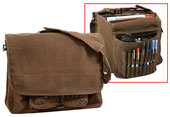 Vintage Military Paratrooper Shoulder Bag Brown