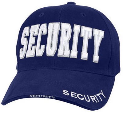 Security Logo Hat Navy Blue With White Security