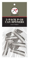 Camping Can Openers 5 Pack P38 Can Openers