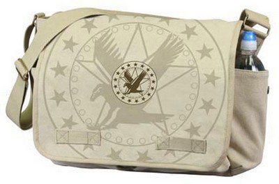 Vintage Messenger Bags Army Eagle Logo