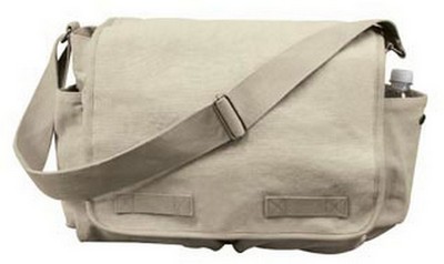 Classic Messenger Mags Vintage Khaki