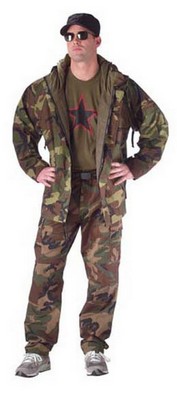 Camouflage Parkas Woodland Camo GI Type Foul Weather Parka 2XL & 3XL