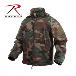 Rothco Special Ops Soft Shell Jacket-Woodland-Size 4XL