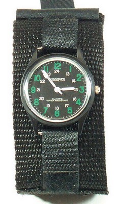 Military Commando Watch Band Black