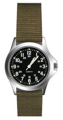 Military Field Watches Khaki/Black Watch