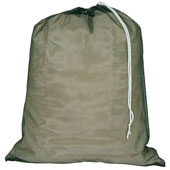 Soldier's Tall Laundry Bag Olive Drab Mesh Bag