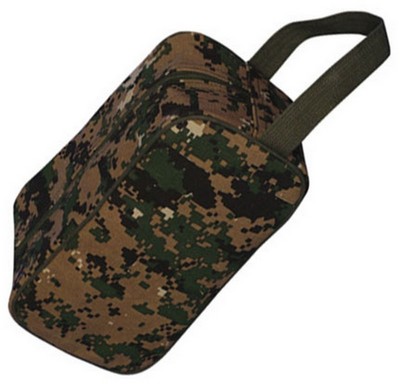 Digital Woodland Camo Toiletry Kit Bags