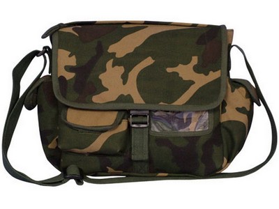 Woodland Camouflage Classic Messenger's Bags