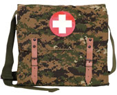 Digital Woodland Camo German Military Medic's Bags