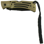 Black 8 Inch Paracord Knife Lanyards