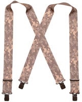Army Digital Camo Suspenders
