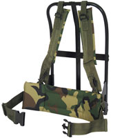 Military Gear LC-1 ALICE Field Pack Frame Woodland Camo