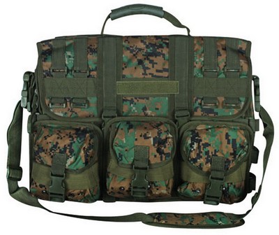 Digital Woodland Camo Computer Briefcase