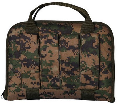 Digital Woodland Camouflage Pistol Firearm Case