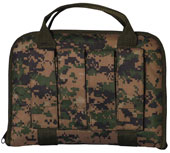 Digital Woodland Camouflage Pistol Firearm Case