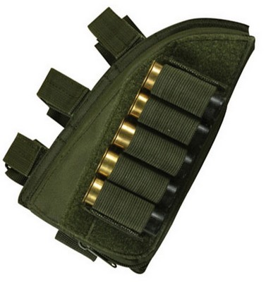 Shotgun Butt Stock Cheek Rest Olive Drab Left-Hand