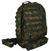 Digital Woodland Camouflage 3-Day Assault Pack