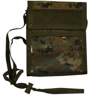 Digital Woodland Camo Passport/Id Holder