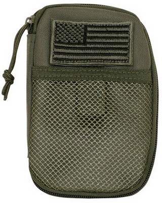 Olive Drab Passport Wallet And Organizer Case