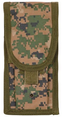 Camouflage Mag And Pistol Pouch M4 Digital Woodland
