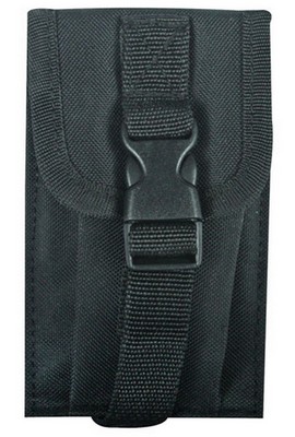 Hiker's Modular Compass And Strobe Pouch Black