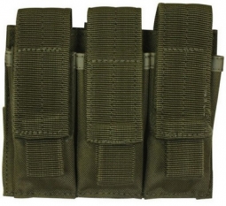 Triple Pistol Mag Pouch Olive Drab Ammo Pouch