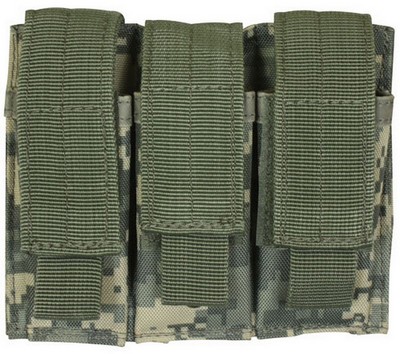 Triple Pistol Mag Pouch Army Digital Camo