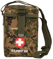 Digital Woodland Camo Military First Aid Kit