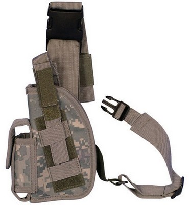 Army Digital Camo SAS Leg Holster 4 Inch Left-Hand