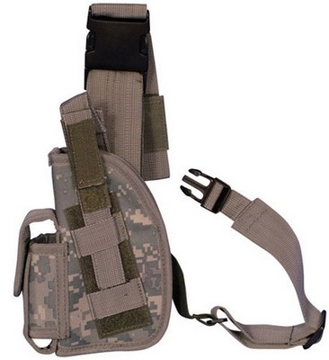 Army Digital Camo SAS Leg Holster 4 Inch Right-Hand