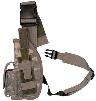 Army Digital Camo SAS Leg Holster 5 Inch Left-Hand