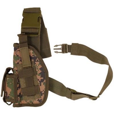 Sas Leg Holster Digital Woodland Camo 5 Inch Left-Hand