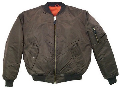 Military Brown Ma-1 Flight Jacket