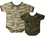 Camouflage Infants Creepers Digital Camo Set Of Two