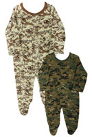 Infants Digital Camouflage Footsie Crawler Two Piece Set