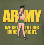 Retro Army T-Shirt Get The Job Done Tee